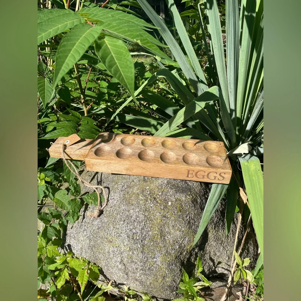 Mudpie Rustic Wooden Egg Tray